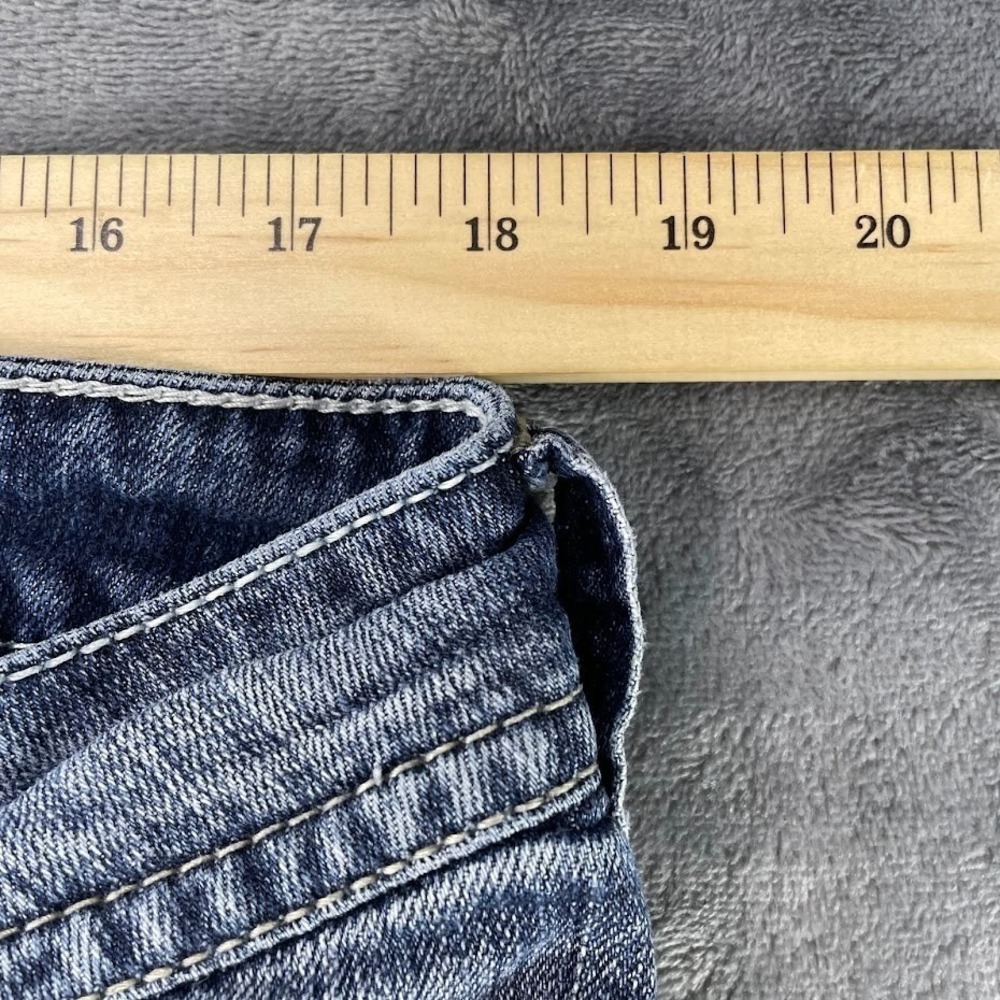 Silver Jeans Womens 36x29 Suki Boot Cut Blue Denim Thick Stitch Medium Wash - Picture 7 of 10